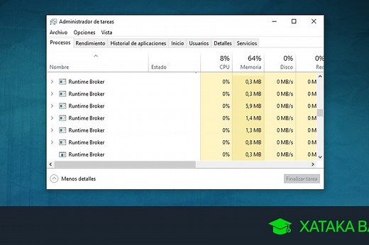 Runtime Broker: qué es, cómo funciona y cómo evitar su consumo excesivo de CPU y RAM