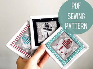 Quilted Fabric Coasters Sewing Pattern (PDF Download) - Etsy