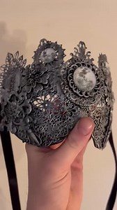 Blind Gothic Masquerade Mask for Him and Her, Filigree Moon Mask, Gothic Blind Mask, Pagan Larp Mask, Druid Witch Mask, Vampire Masquerade - Etsy