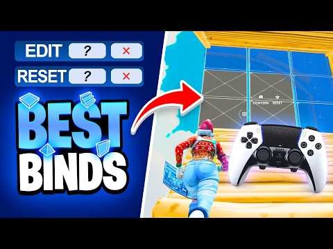 The Best OPTIMIZED Binds For Fortnite Controller! (No Claw, Claw, + MORE!)