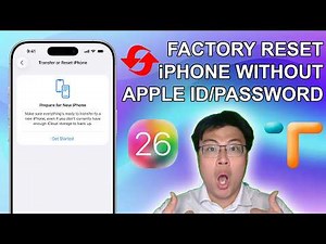 Factory Reset ANY iPhone Without Apple ID or Password (100% Working Guide!)