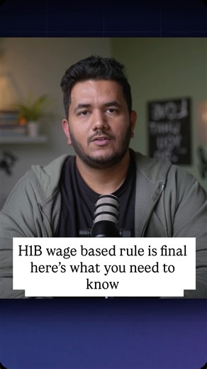 Yudi J (Pritesh Jagani) Study Abroad (USA) & Career Coach on Instagram: "Comment “Wage” to Get More Details in your DM The new H-1B wage-based selection rule is final. It is currently unpublished, but scheduled to be officially published on December 29. The rule is already out and can be reviewed. Starting with the March 2026 H-1B lottery, selection will no longer be purely random. Instead, it will be wage-based. Here is how it works in simple terms: Level 1 wage = 1 lottery entry Level 2 wage =