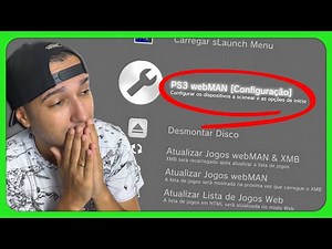 PS3 WEBMAN CONFIGURAÇÃO SÓ FICA TELA BRANCA | RESOLVIDO!!!