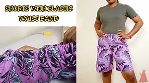 56K views · 976 reactions | How to easily cut and sew a SHORT with elastic waistband How to cut and sew a trouser: https://www.youtube.com/playlist?list=PLStriGZ7FJwLN9wbshvBhdqgKbz2ACtVD | Stitch-a-dress | Facebook