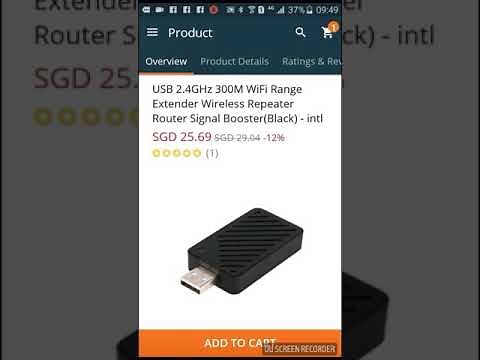 Setup USB 300mbps wireless range extender