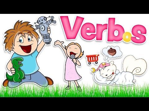 Basic verbs in english and spanish for kids