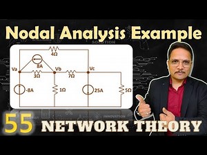 2 - Nodal Analysis in Network Theory: Detailed Example and Solved Problem
