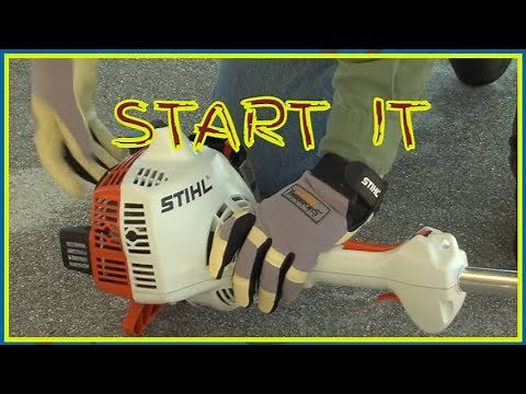 How To Properly Start Stihl Weedeater