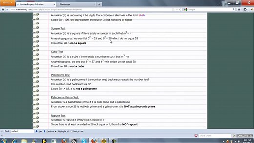 perfect number calculator