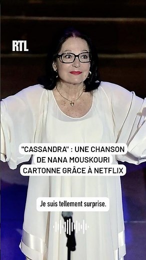 "Cassandra" : une chanson de Nana Mouskouri cartonne grâce à Netflix
