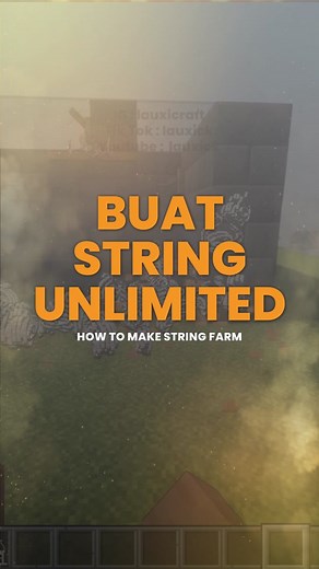 Cara Membuat STRING UNLIMITED di Minecraft Survival
