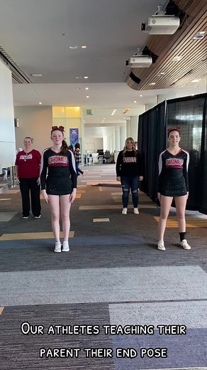 Teaching our cheer mom’s and dad’s our end dance’s #cheer #cheerleading #cheercomp #cheercompetition