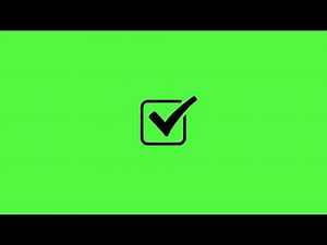 Check marks in square shape green screen animated video by ‪@pixxeledge‬ | Royalty Free