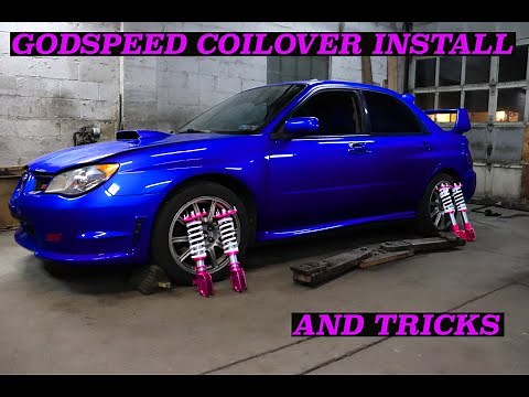 Godspeed Mono SS Coilover Install on my Subaru WRX STI