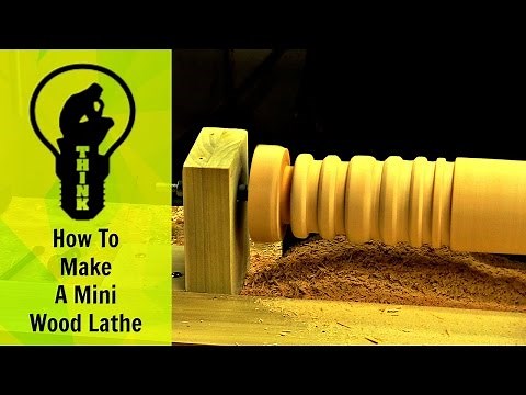How to make a mini lathe in 10 minutes