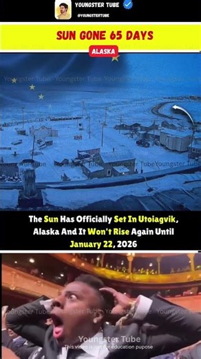 🌍 The Sunset That Doesn’t Return for 65 Days 😳❄️ | Arctic Polar Night Explained!