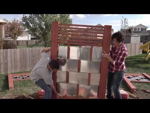Lowe's Creative Ideas: Building an Outdoor Privacy Screen