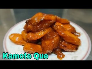 Kamote Que | Fried Caramelized Sweet Potatoes