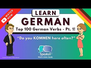 100 Common German Verbs - Pt. 1 | Learn German | Speaksli | German Vocabulary | Beginner German