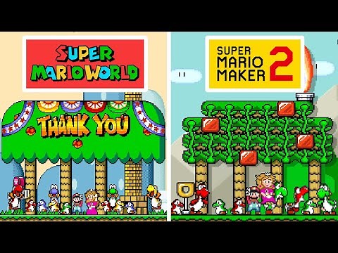 Super Mario World FULL GAME Recreated in Super Mario Maker 2
