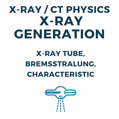 X-ray Generation, Pictorial Guide [Bremsstrahlung, Characteristic] • How Radiology Works