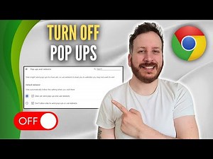 How To Turn Off Pop Ups In Google Chrome