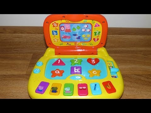 Peppa pig musical learning toy. My First Laptop /computer educational toy