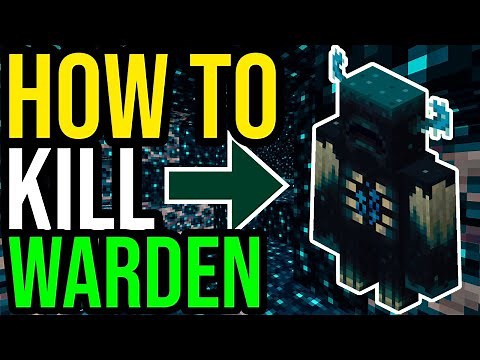 How To KILL WARDEN In Minecraft!