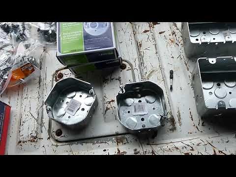 Wiring up the New Metal Garage, Day 1