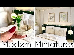 Modern Miniatures: DIY BEDROOM