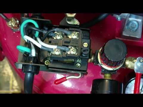 How to set the pressure switch on your Harbor Freight air compressor