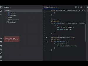 How to Fix No Target Device Found in Android Studio