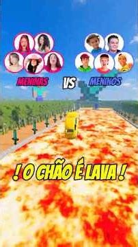 BOYS vs. GIRLS in the FLOOR IS LAVA CHALLENGE 🔵🌋🩷