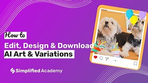 AI Art: Edit images, download as PNG, generate more and variations