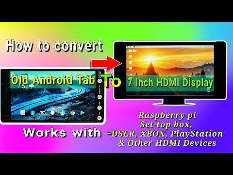 How to use Android tab or phone as an HDMI monitor