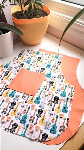 Reversible Children's Apron Tutorial for PDF Sewing Pattern