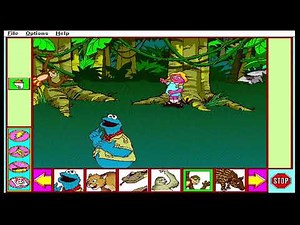 PC Longplay - Sesame Street Art Workshop Demo