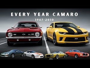 Chevrolet Camaro Evolution: Every Year (1967–2010)