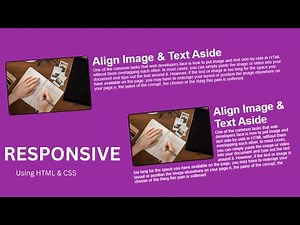 How to Align Image and Text Side by Side in HTML & CSS|Wrap Text Around Image HTML CSS#cssanimation
