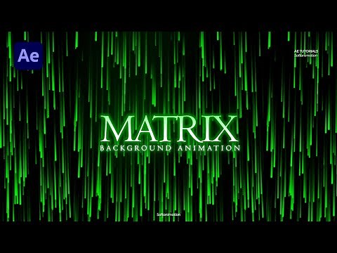 Create a Stunning MATRIX Background Animation | After Effects Tutorial [NO PLUGINS]