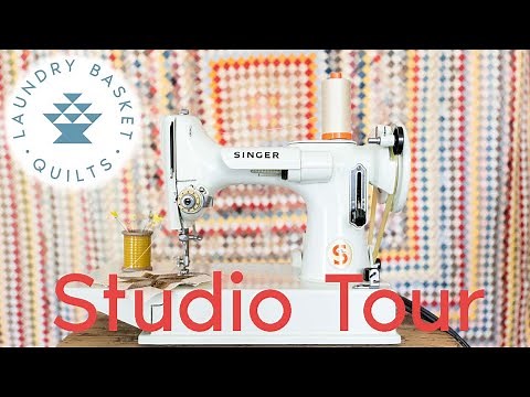 Laundry Basket Quilts - Studio Tour