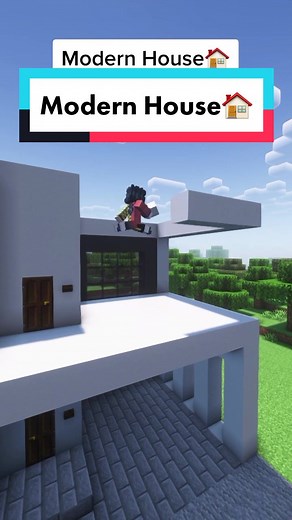 Minecraft Modern House🏠 #fyp #minecraft #minecraftbuild #minecrafttutorial #viral