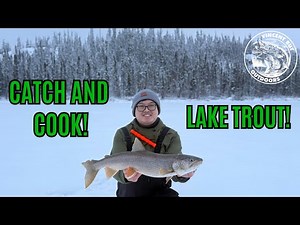 Early Ice Lake Trout Catch and Cook!