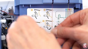 SINGER® S0230 Making the Cut Serger - Three-Thread Rolled Hem Features: - Featured on Making The Cut - 2, 3, or 4 Thread Stitches -Color-Coded Threading System -Differential Feed -Free Arm -Sews 1,300 Stitches Per Min -Adjustable Tensions & Stitch Length -Adjustable Lower Knife -Moveable Upper Knife الميزات: - مواصفات صنع القصة - 2 ، 3 ، أو 4 غرز - نظام خيوط ملونة - ذراع مجاني - يخيط 1300 غرزة في الدقيقة - شد قابل للتعديل وطول غرزة - سكين سفلي قابل للتعديل - سكين علوي متحرك www.singer.com #Singe