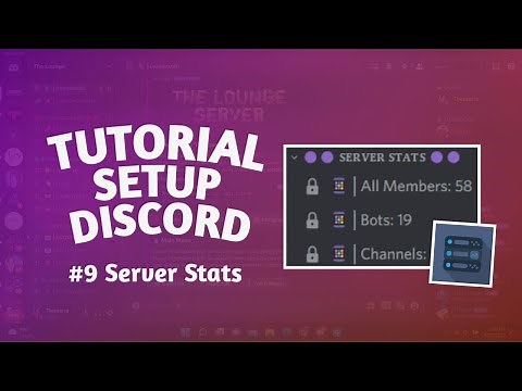 Cara setup Server Stats | Tutorial Discord #9