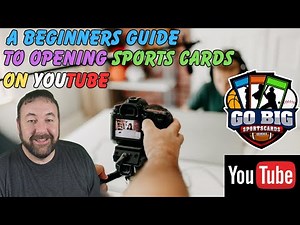 How to Make a Sports Card Opening Video for YouTube (Step-by-Step Guide!)