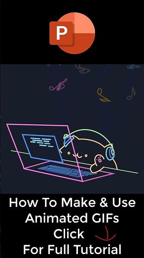 Make Animation using GIF files in Microsoft PowerPoint