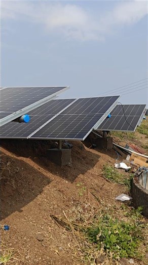 Shakti 3 HP solar pump installation and Pani pressure ⚡#shorts