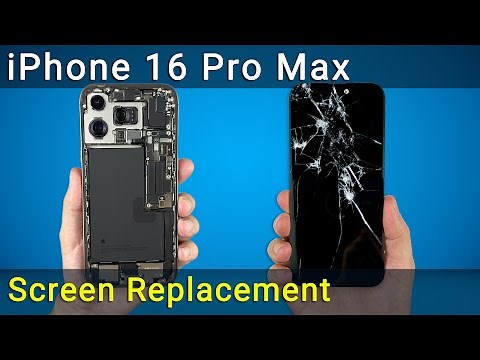 iPhone 16 Pro Max Screen Replacement Tutorial – Fix Your Cracked Display