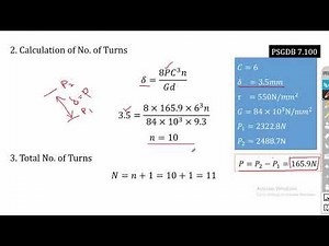 Helical Tension Spring | Design of springs | Design of Machine Elements
